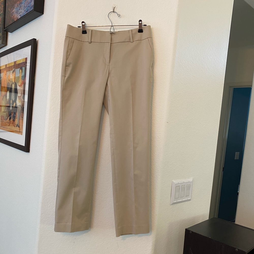 Ann Taylor Signature Cut Khaki Pants